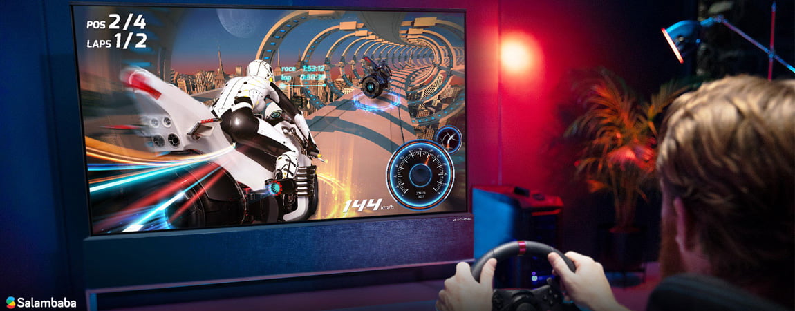 حالت بازی با حرکات صاف در تلویزیون ال جی ZXPUA